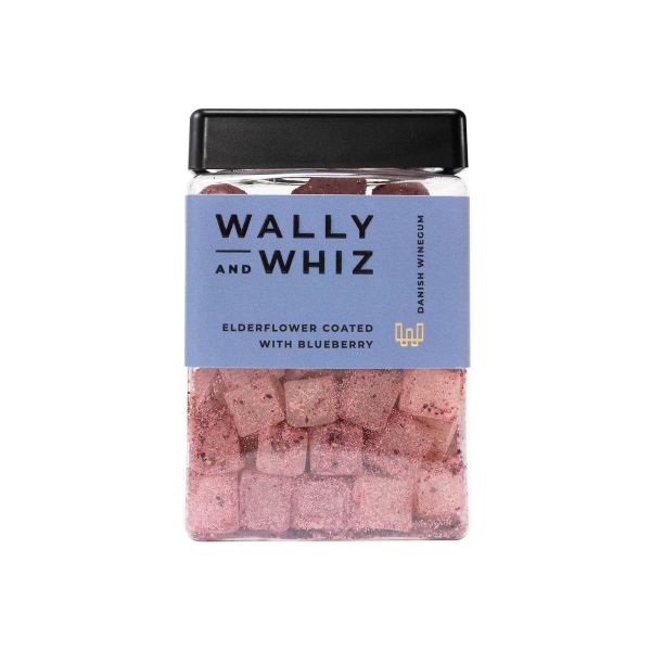 Wally and Whiz Elderflower with Blueberry / Holunder mit Blaubeere, veganes Weingummi, 240g
